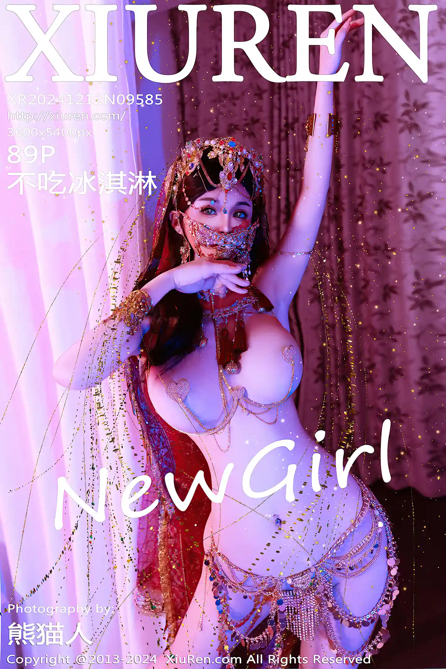 [XiuRen秀人网]No.9585_新人模特不吃冰淇淋异域风情女郎性感情趣服饰秀火辣身材诱惑写真85P-秀人网 - XiuRen.Space